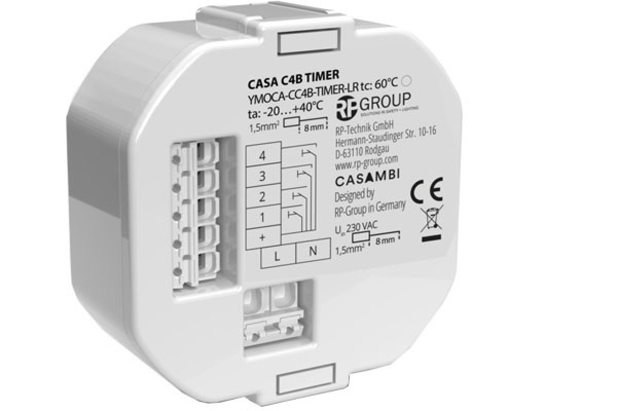 Taster-Interface-Modul zum Anschluss von vier Tastern