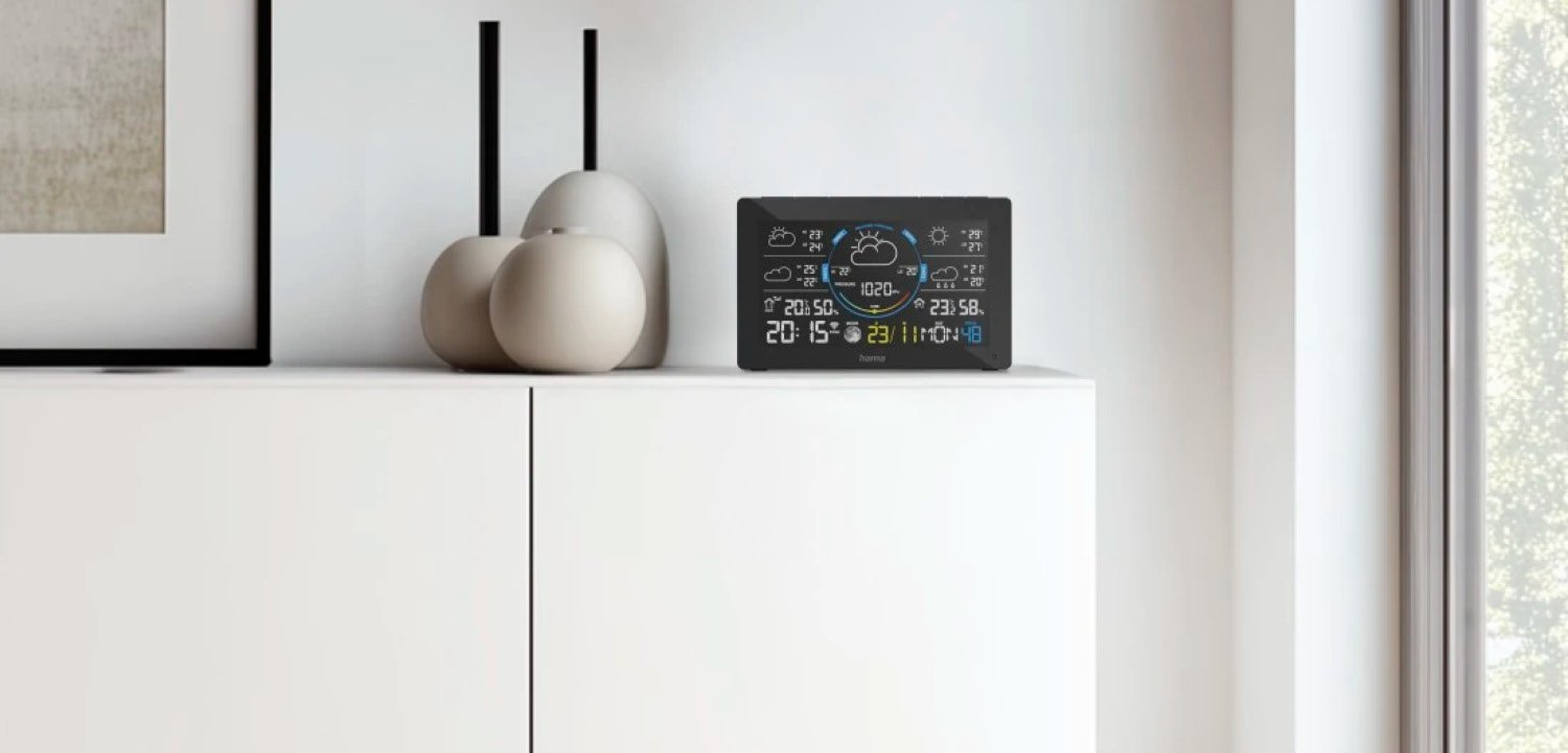 Hama Hawaii | WLAN-Wetterstation mit Farbdisplay startet für 79,99 €