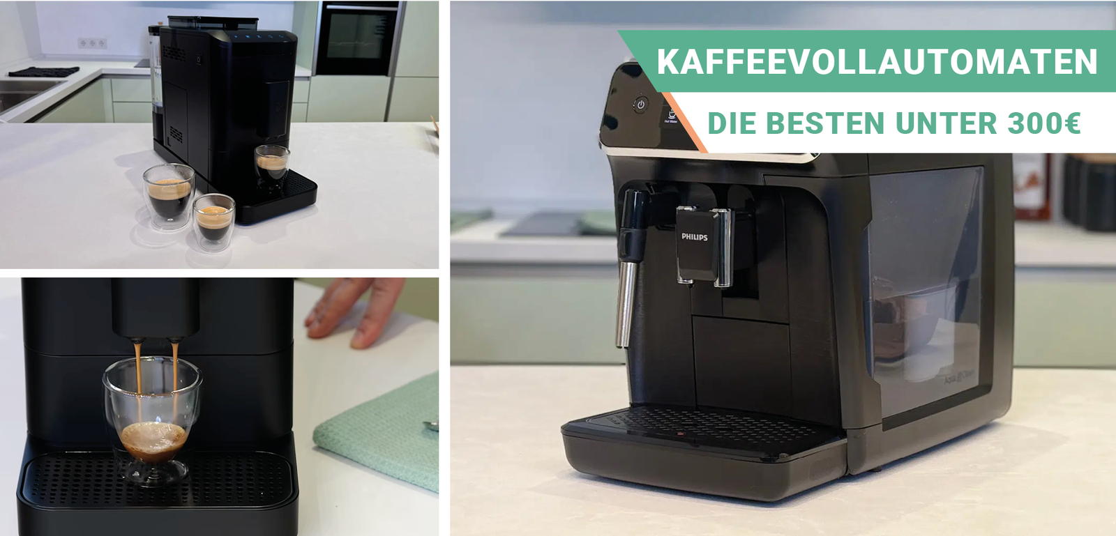 Kaffeevollautomaten unter 300 € | Die besten im Test 2026