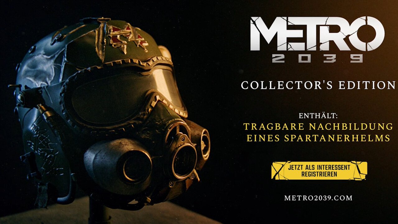 Metro 2039: Limitierte Collector’s Edition mit tragbarem Spartanerhelm