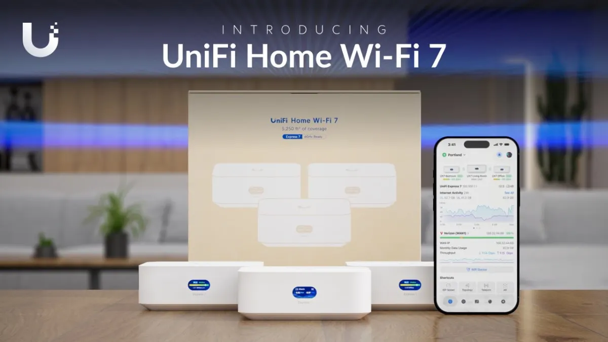 Ubiquiti stellt Whole-Home WiFi mit Wi-Fi 7 vor