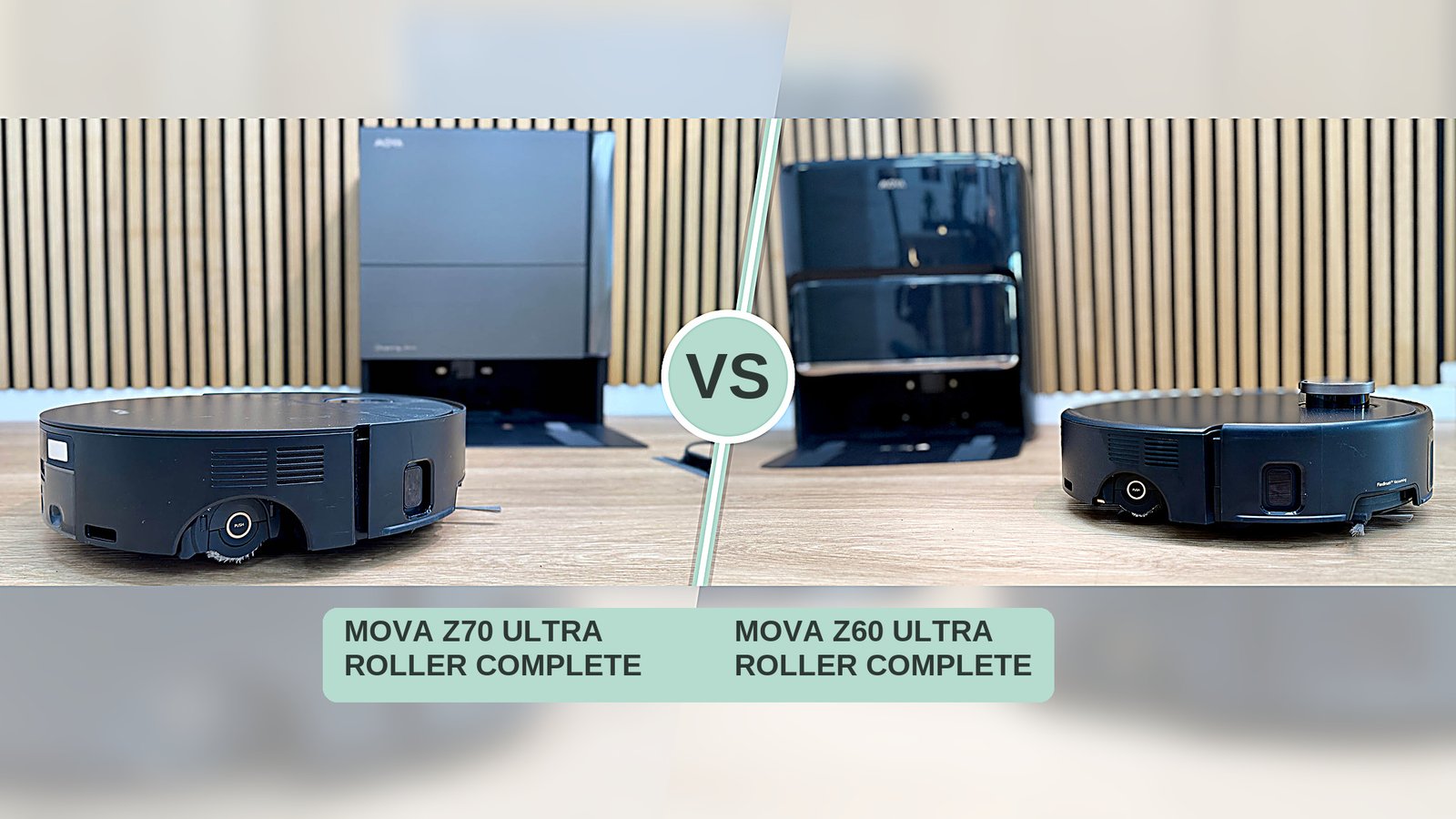MOVA Z70 Ultra Roller Complete vs. MOVA Z60 Ultra Roller Complete | Der Vorgänger bleibt vorn